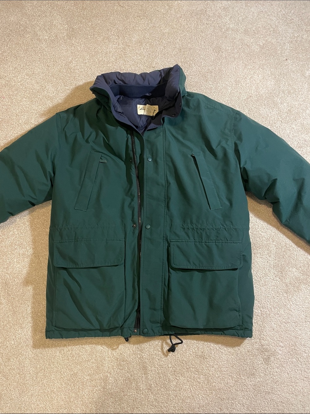 Vintage Eddie Bauer Ridge Line Gore-Tex Green Men's Puffer Parka